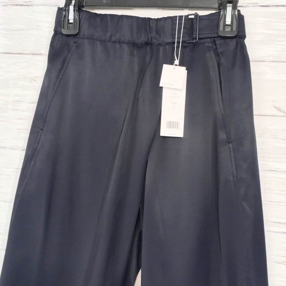 Vince Belted Cross-Over Culotte Crop Wide Leg Pant - Picture 7 of 12